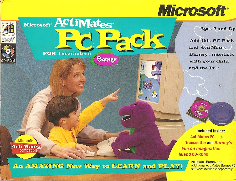 Microsoft ActiMates Barney Box (1999)